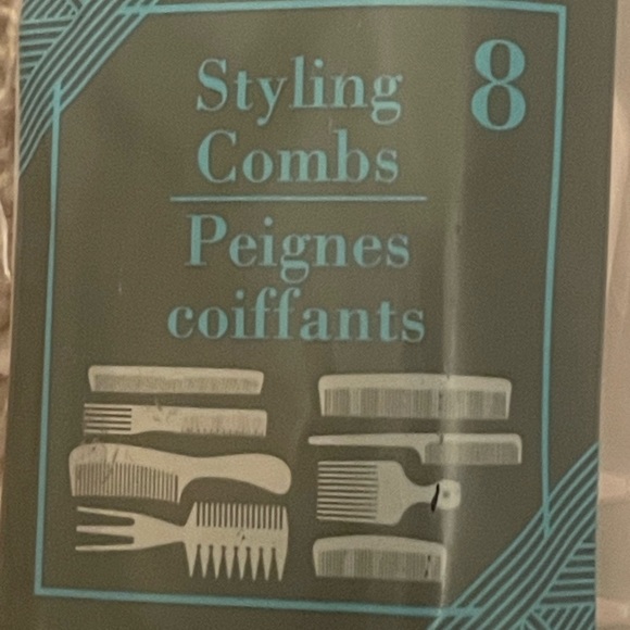 New Styling Hair Combs 8 PCS Variety Pack + 1 Combo Styler. Great All Hair Types - Picture 5 of 5
